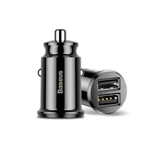 Baseus Mini Grain 3.1A Dual USB Car Charger Fast Charging.webp