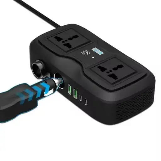 Car Inverter 200W DC to AC 12V Vehicle Power Converter with Type C USB Ports in Kenya.webp